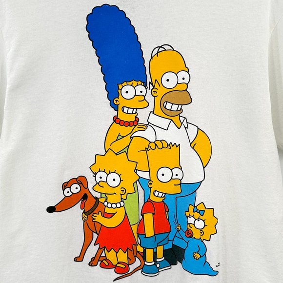 The Simpsons Official Merch White Printed T-Shirt - Picture 3 of 5